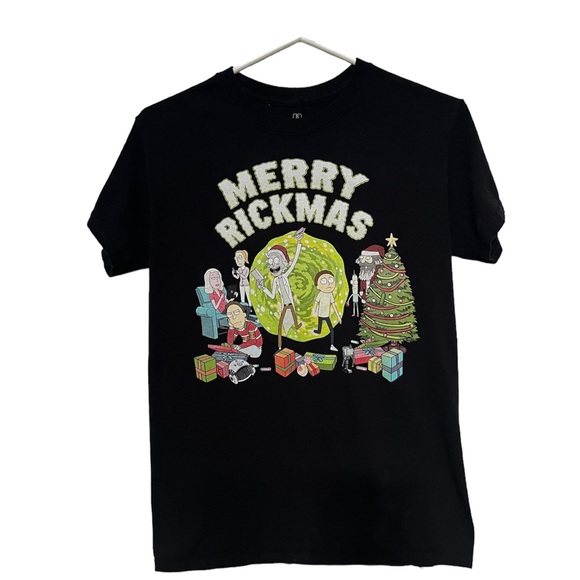 Rick & Morty Christmas tee t-shirt size small - Picture 1 of 6